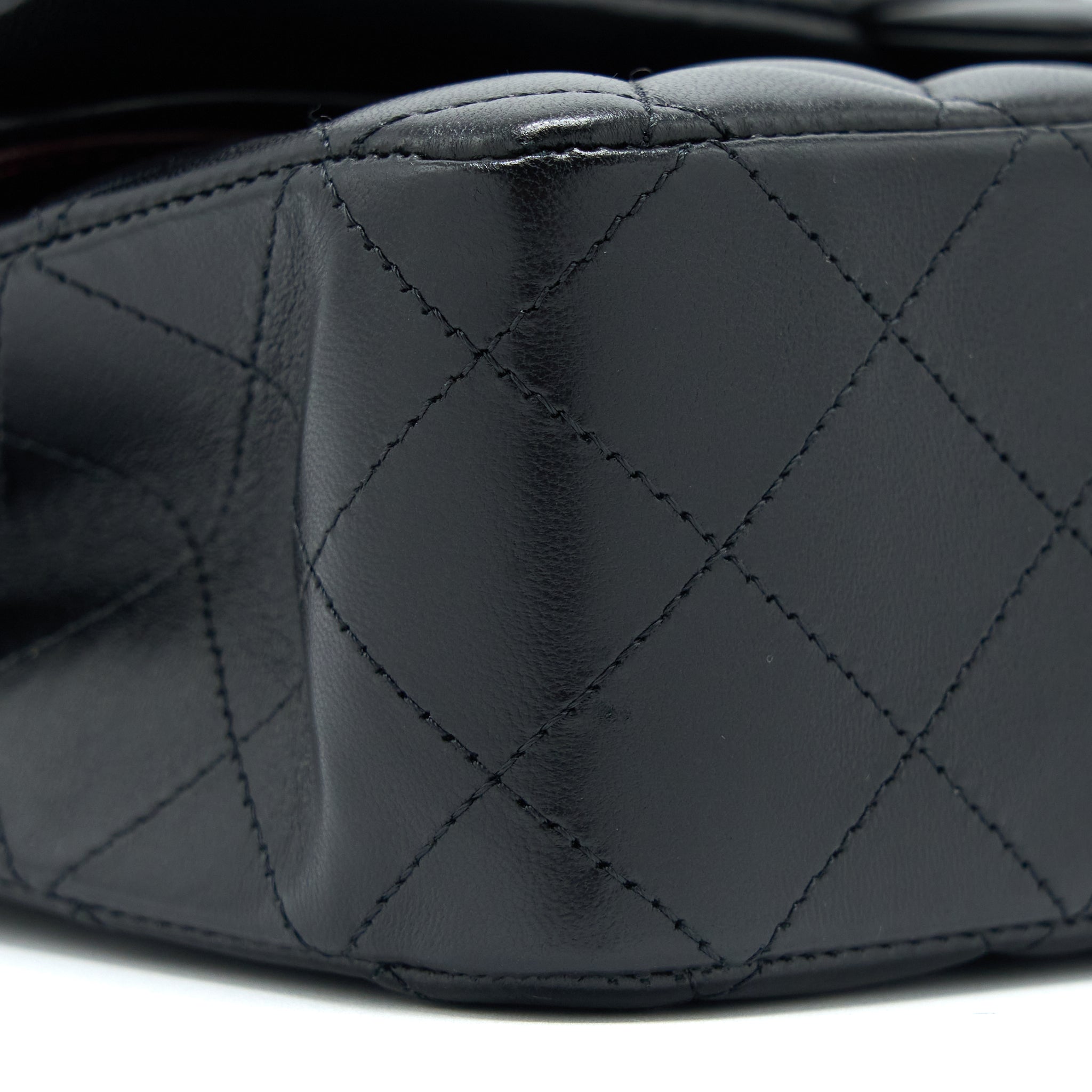 Chanel Medium Classic Double Flap Bag Lambskin Black