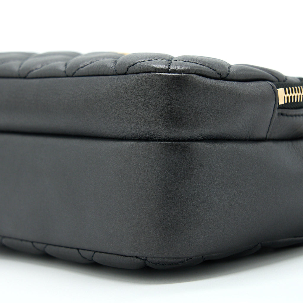 Chanel Camera Case Quilted Calfskin Black