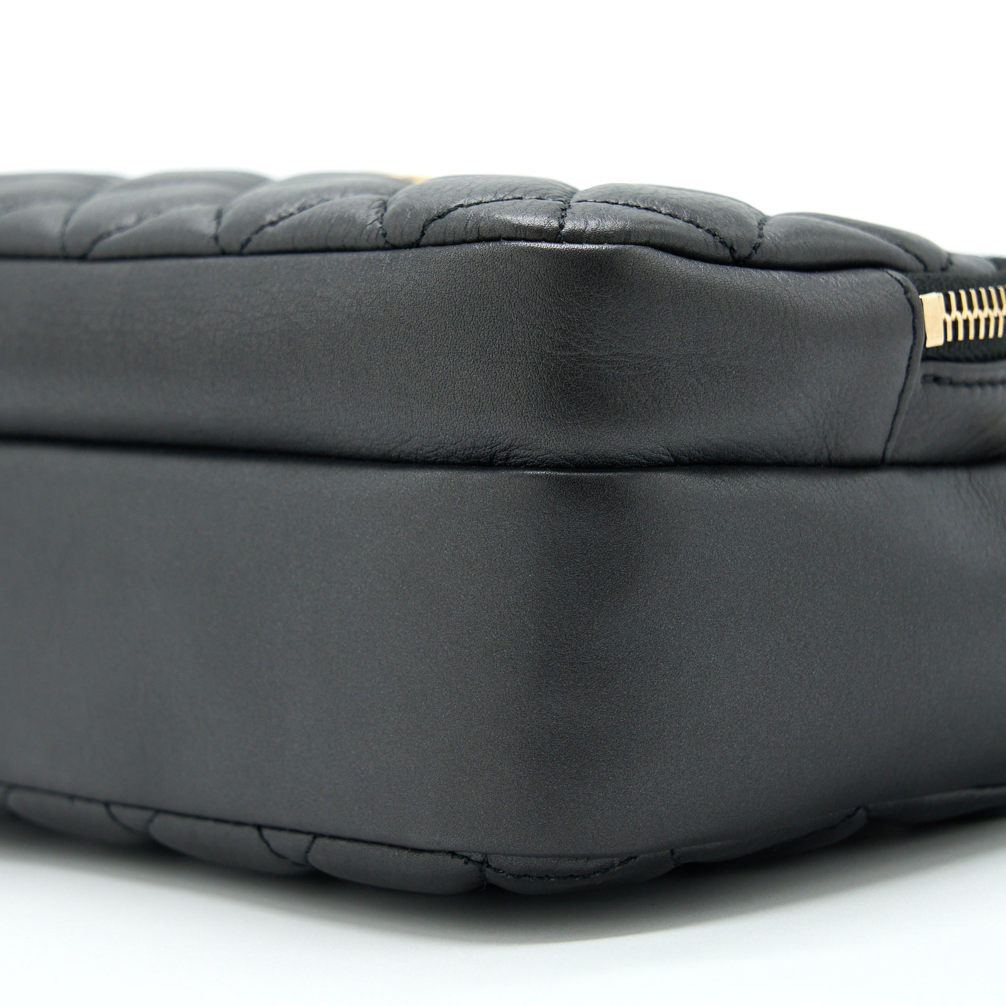 Chanel Camera Case Quilted Calfskin Black