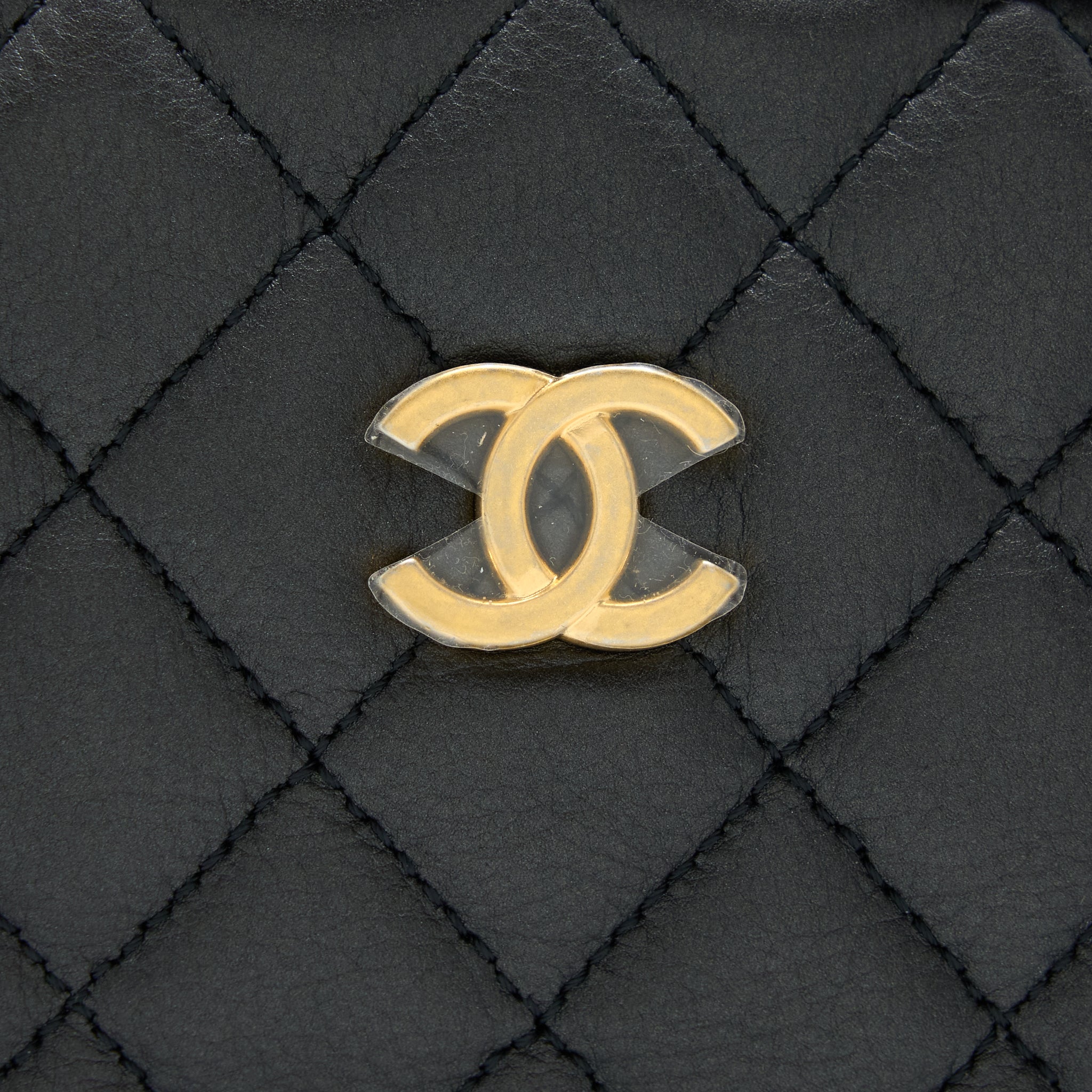 Chanel Camera Case Quilted Calfskin Black