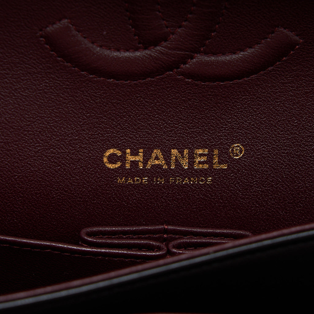Chanel Medium Classic Double Flap Bag Lambskin Black
