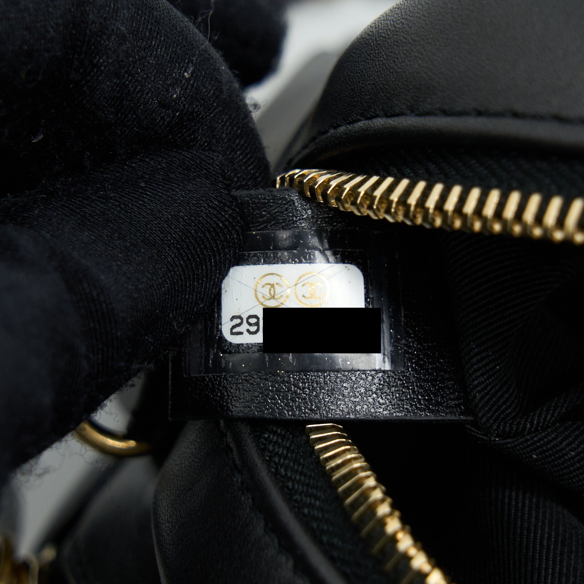 Chanel Camera Case Quilted Calfskin Black