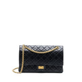 Chanel 2.55 Reissue 226 Aged Calfskin Black Brushed  (Microchip)