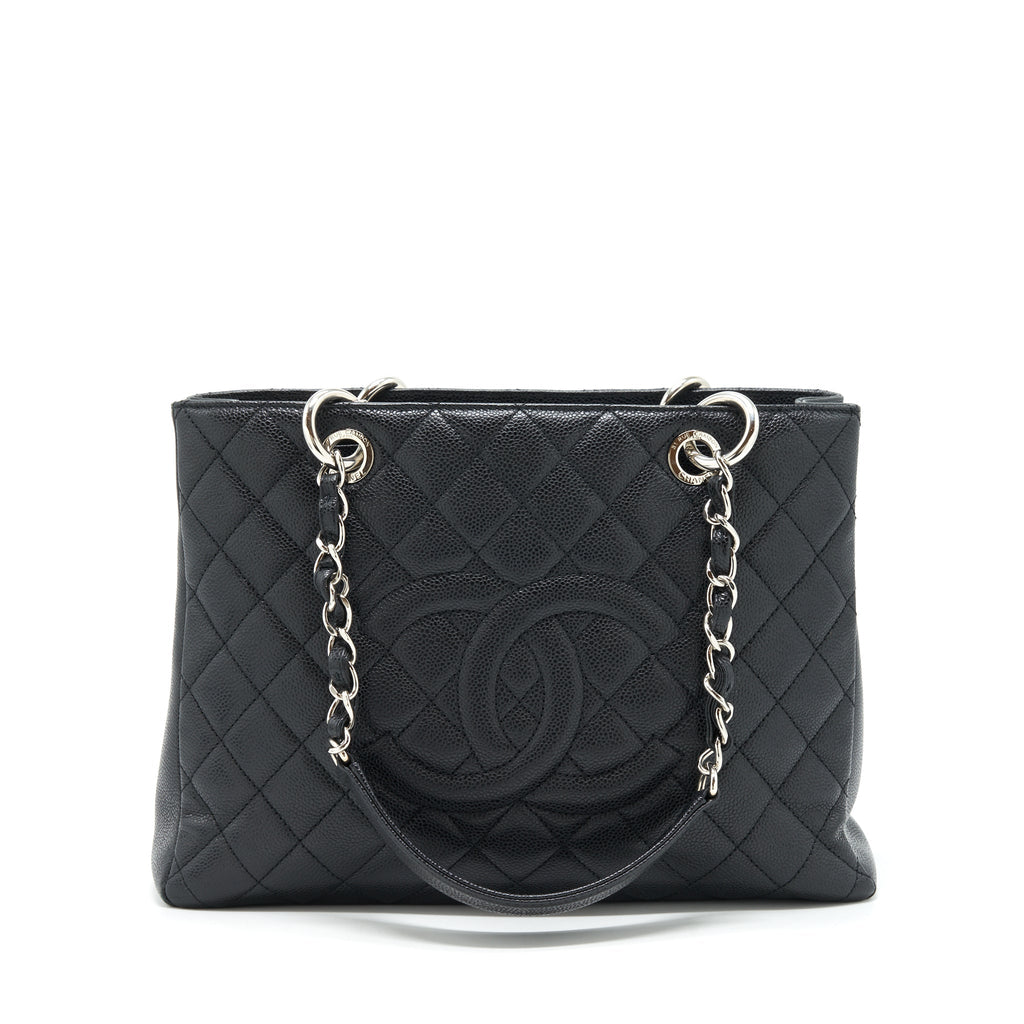 Chanel Grand Shopping Tote Bag Caviar Black