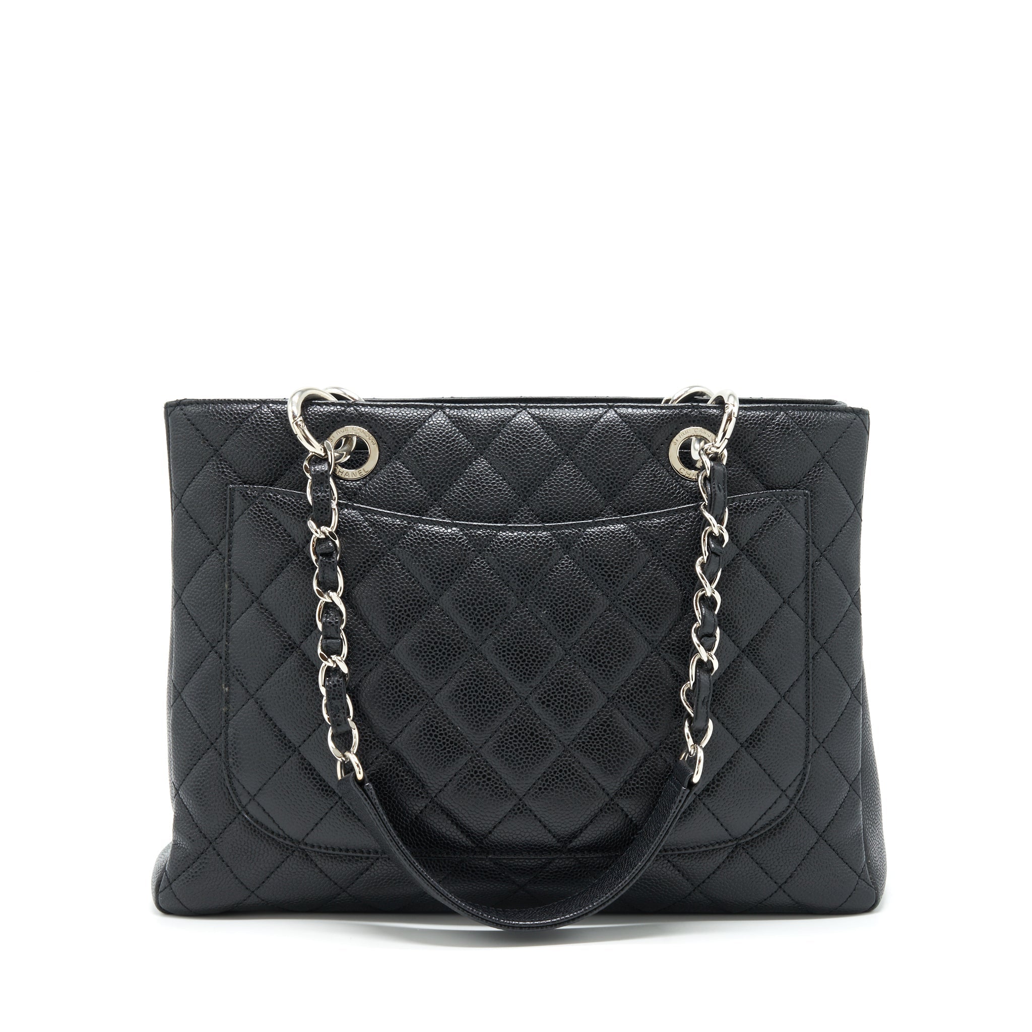Chanel Grand Shopping Tote Bag Caviar Black