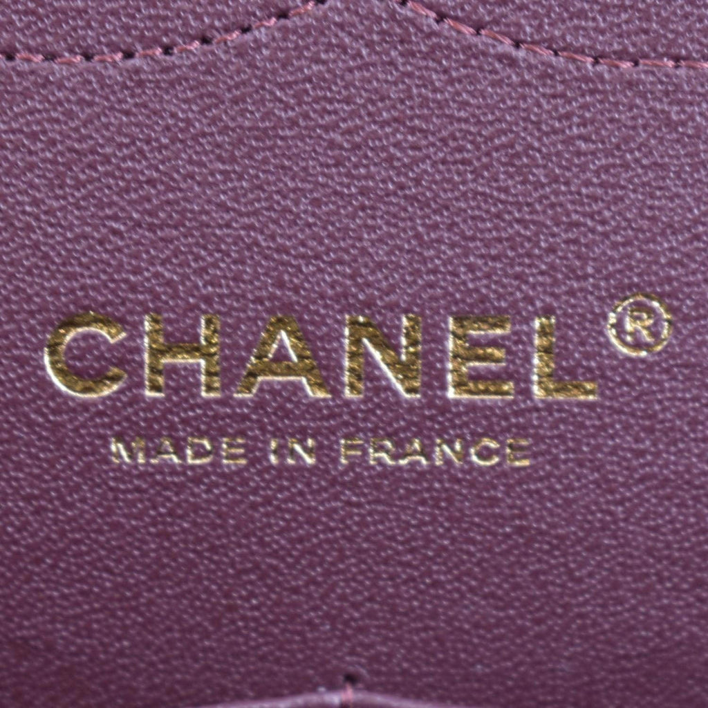 CHANEL Classic Jumbo Double Flap Quilted Caviar Leather Crossbody Bag Black