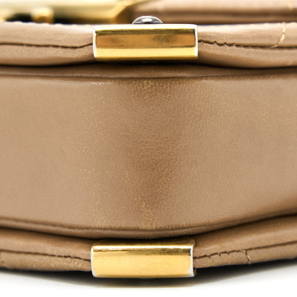 Chanel Messenger Flap Bag Lambskin Beige