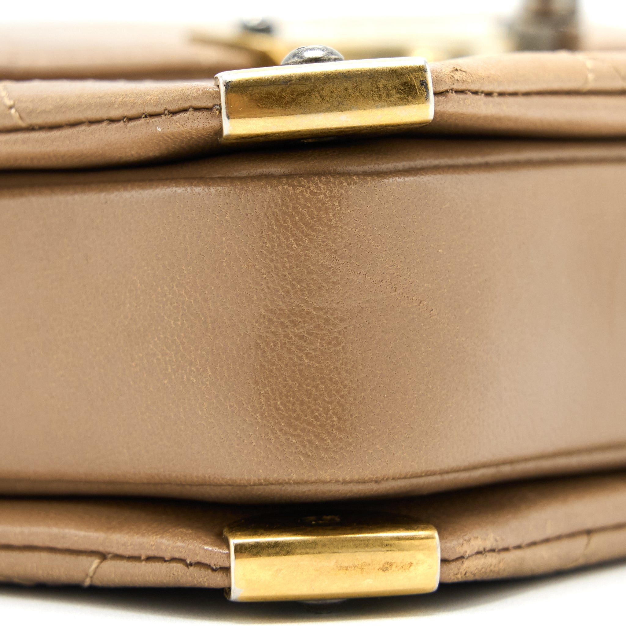 Chanel Messenger Flap Bag Lambskin Beige