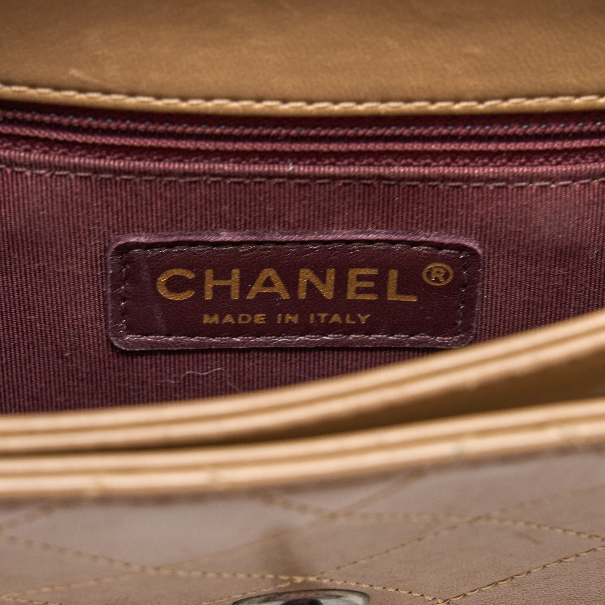 Chanel Messenger Flap Bag Lambskin Beige