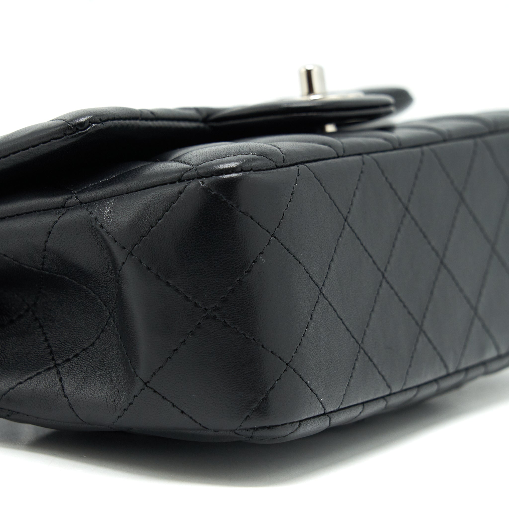 Chanel mini Rectangular Flap bag Lambskin black