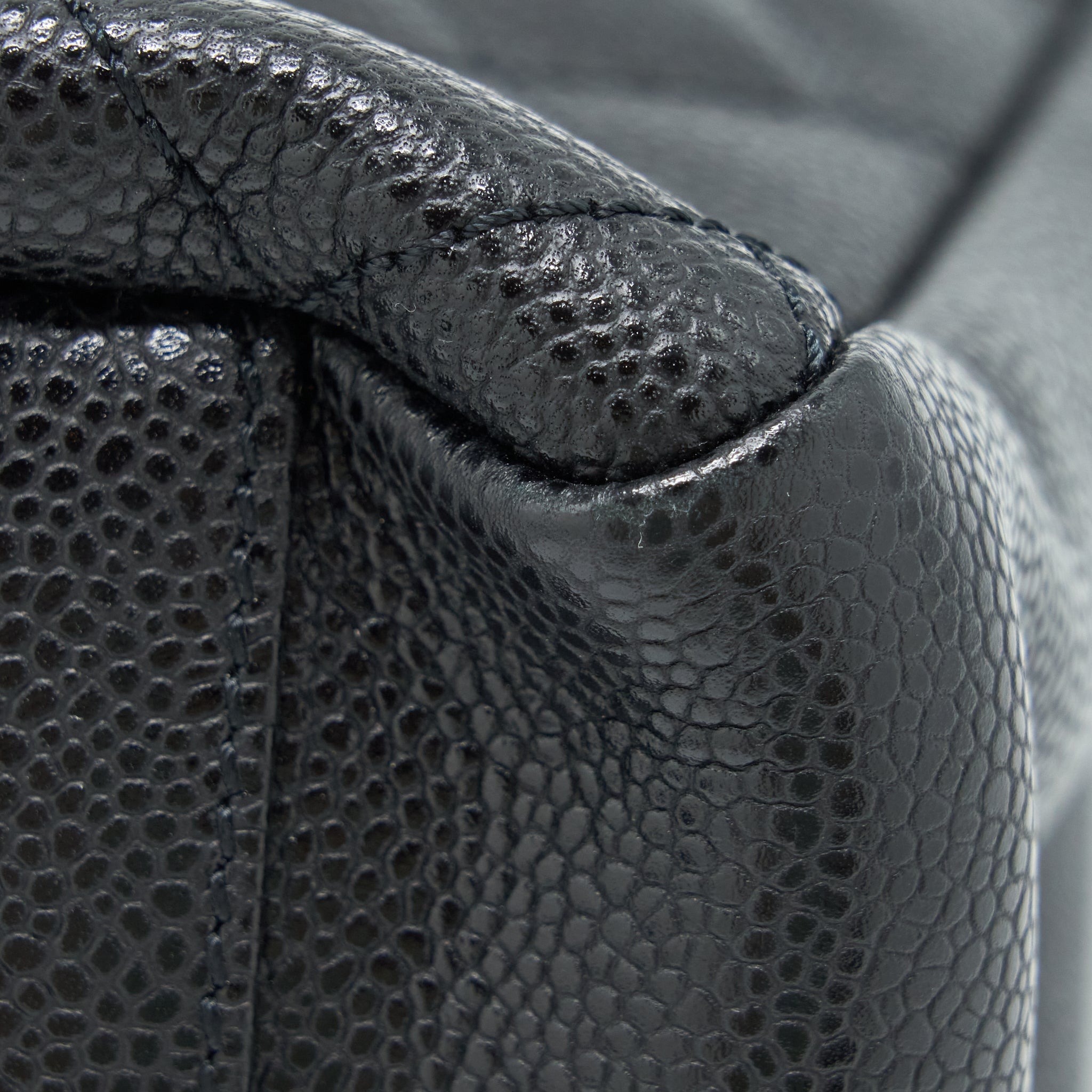 Chanel Grand Shopping Tote Bag Caviar Black