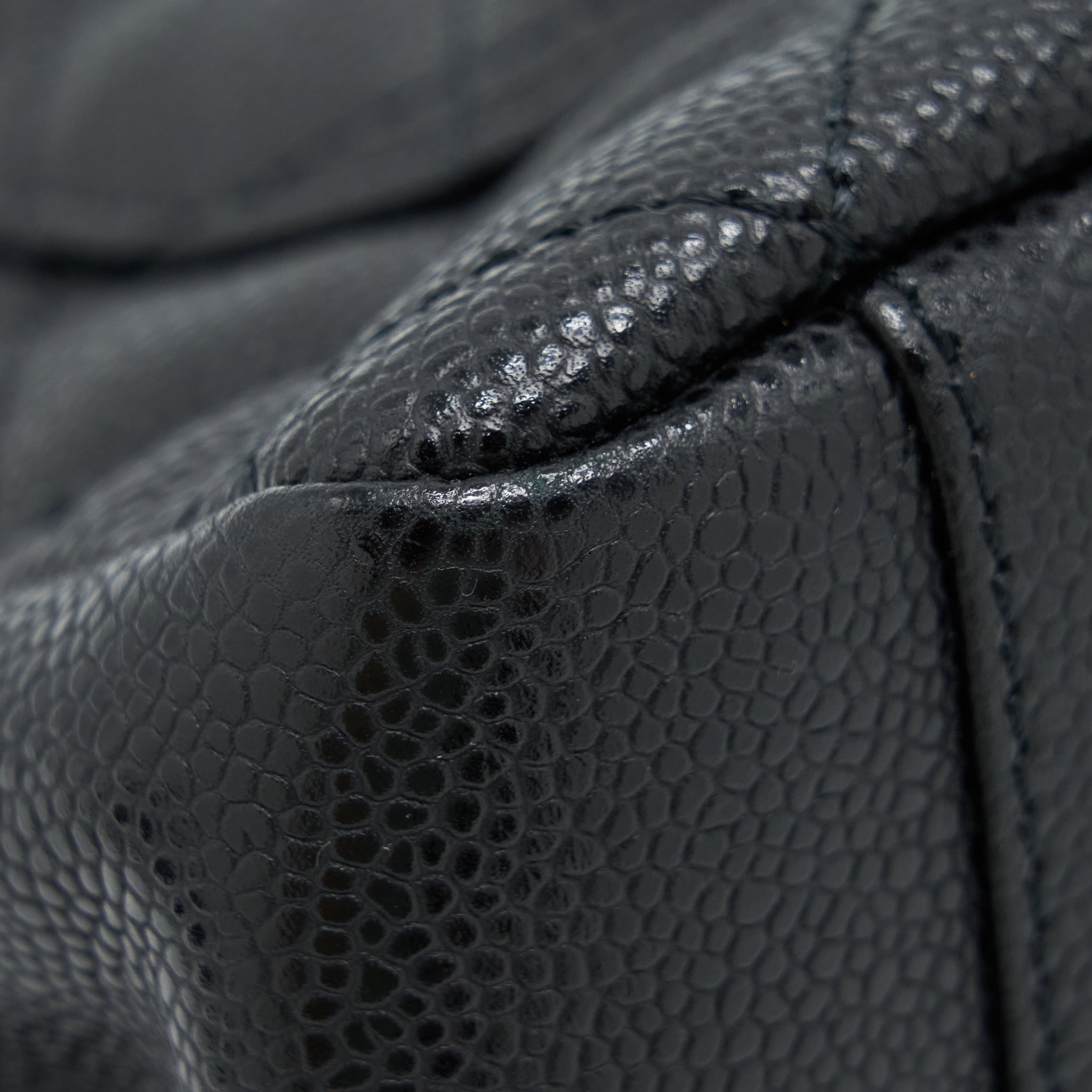 Chanel Grand Shopping Tote Bag Caviar Black