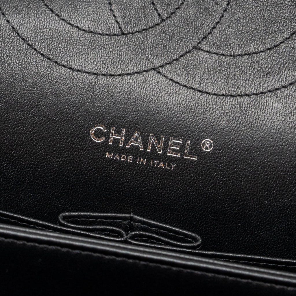 Chanel Jumbo Classic Double Flap Bag Patent Black
