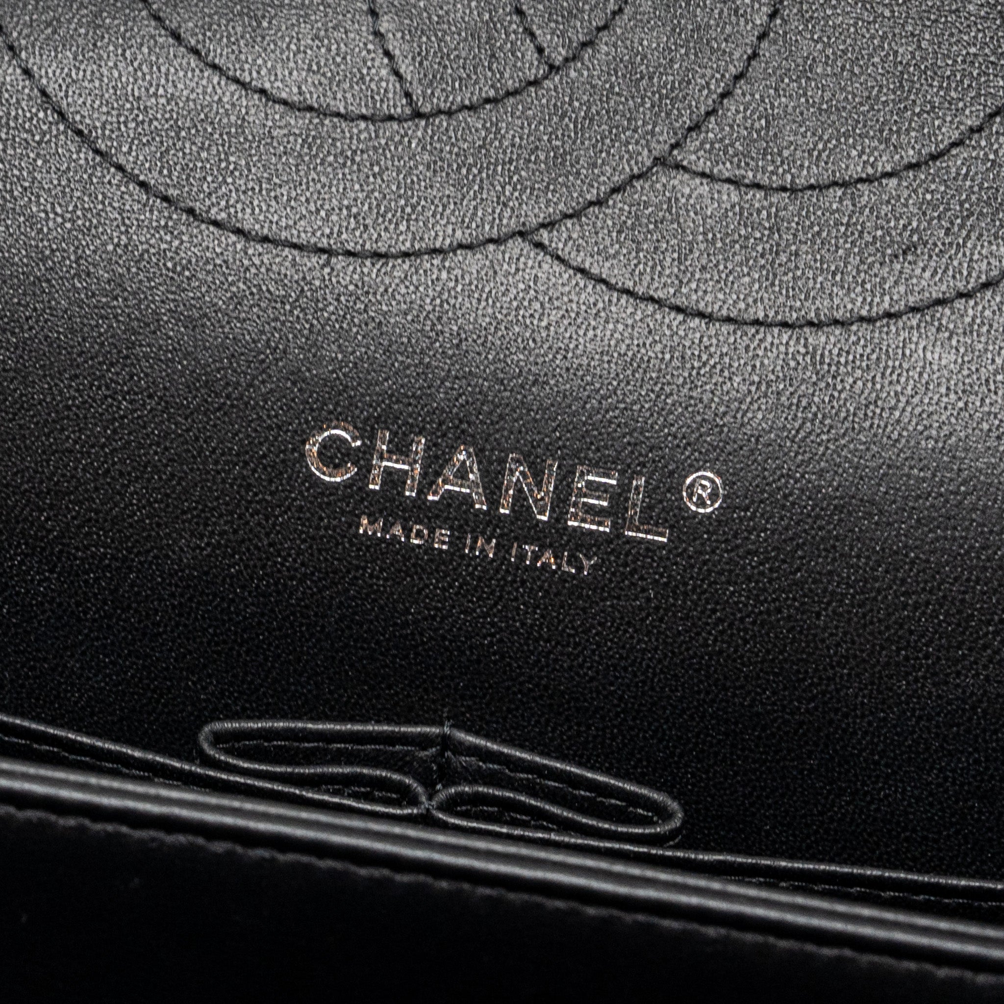 Chanel Jumbo Classic Double Flap Bag Patent Black