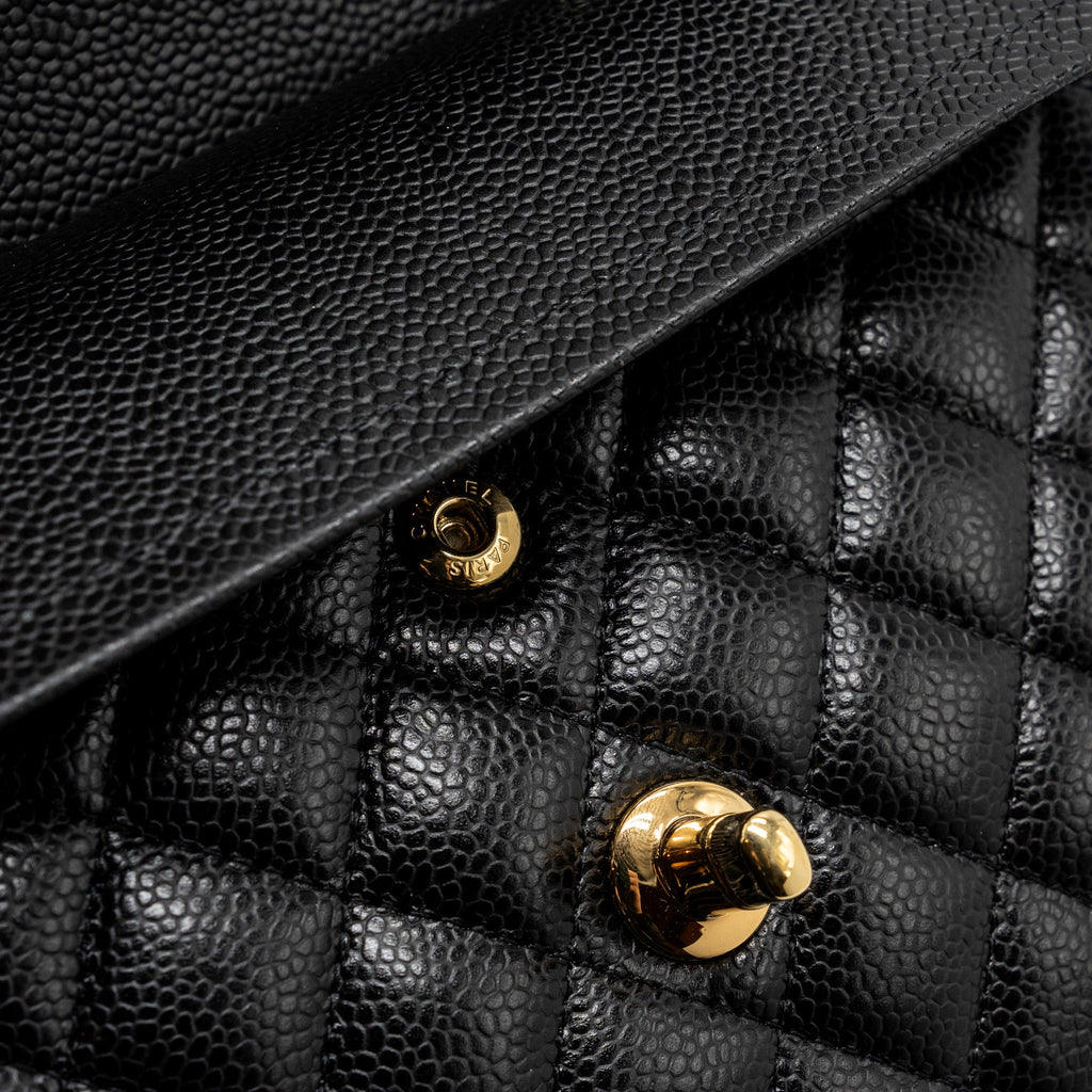 Chanel Small Classic double FLAP BAG Caviar black