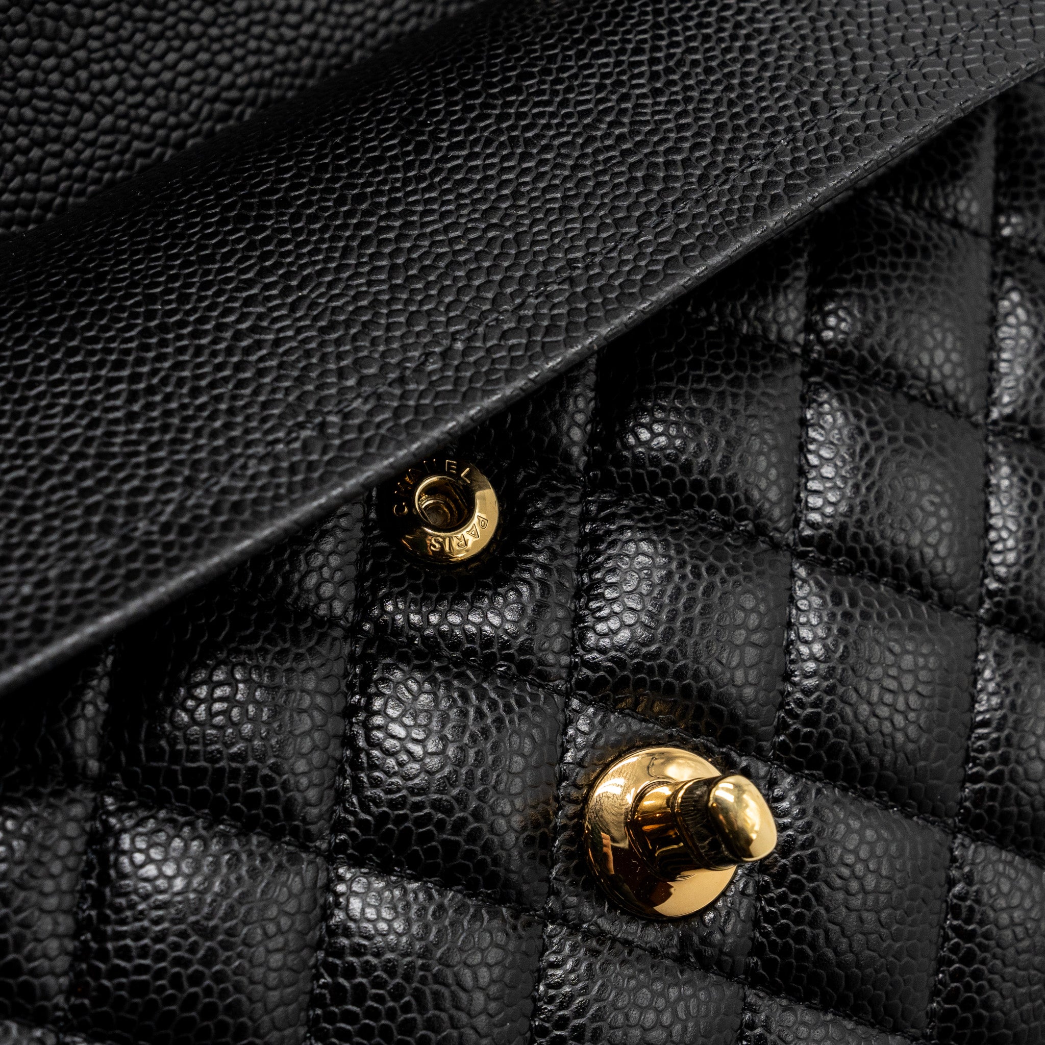 Chanel Small Classic double FLAP BAG Caviar black