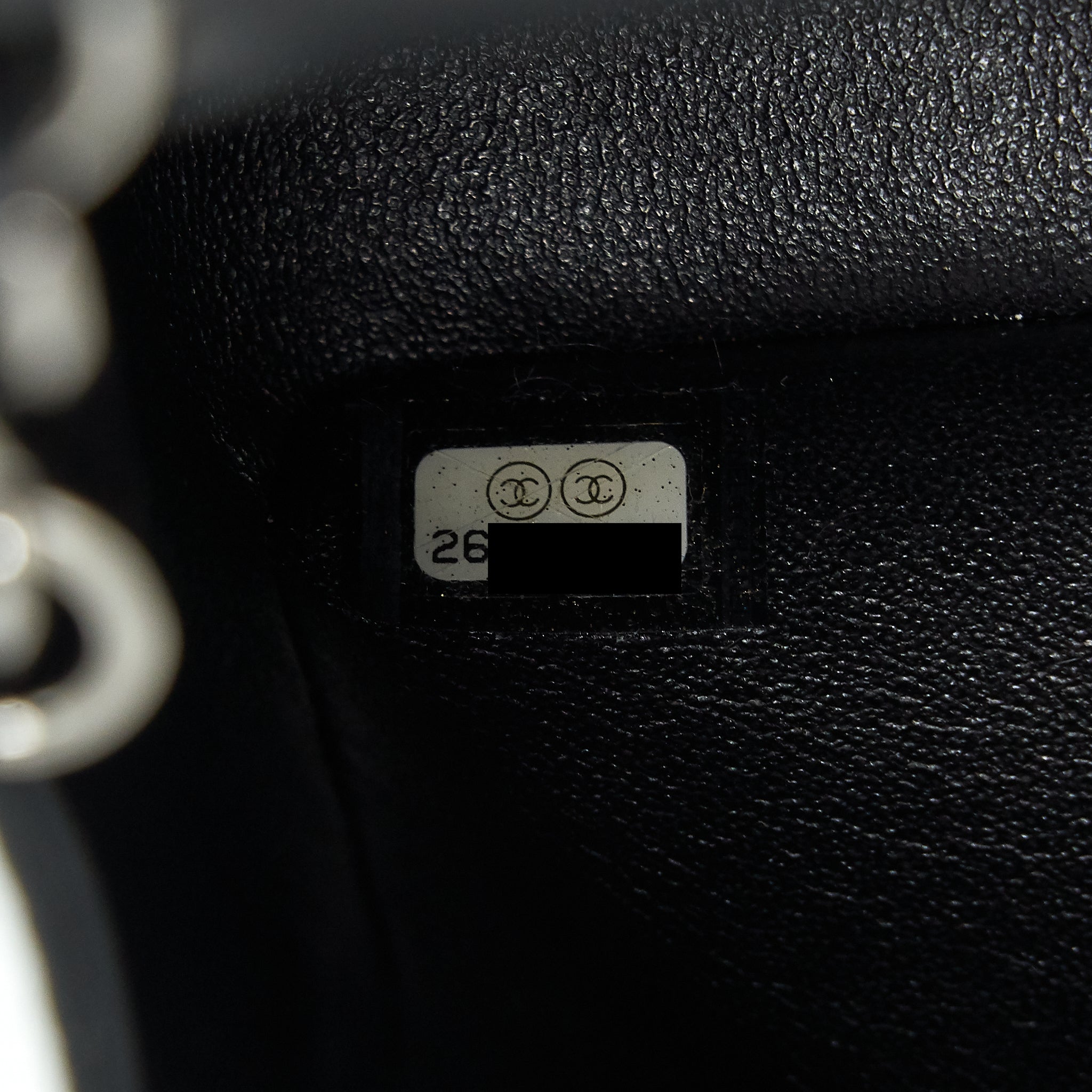 Chanel mini Rectangular Flap bag Lambskin black