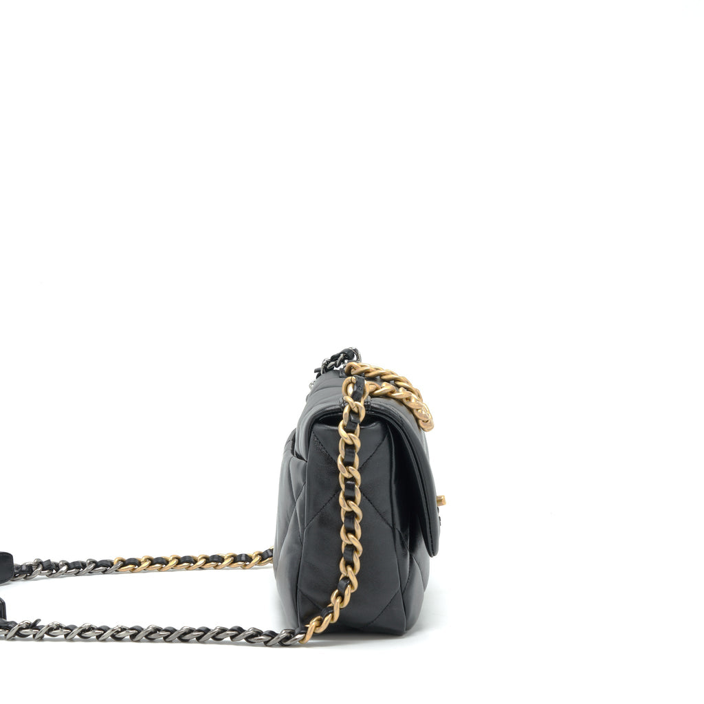 Chanel Small 19 Bag Lambskin Black
