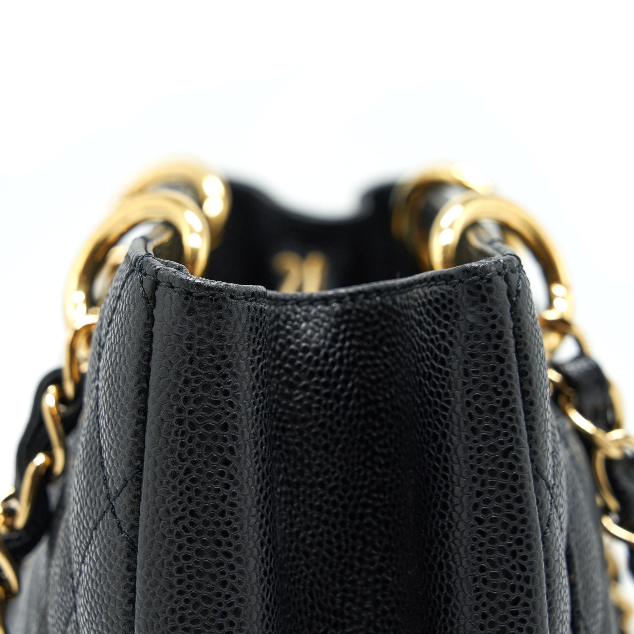 Chanel Grand Shopping Tote Bag Caviar Black