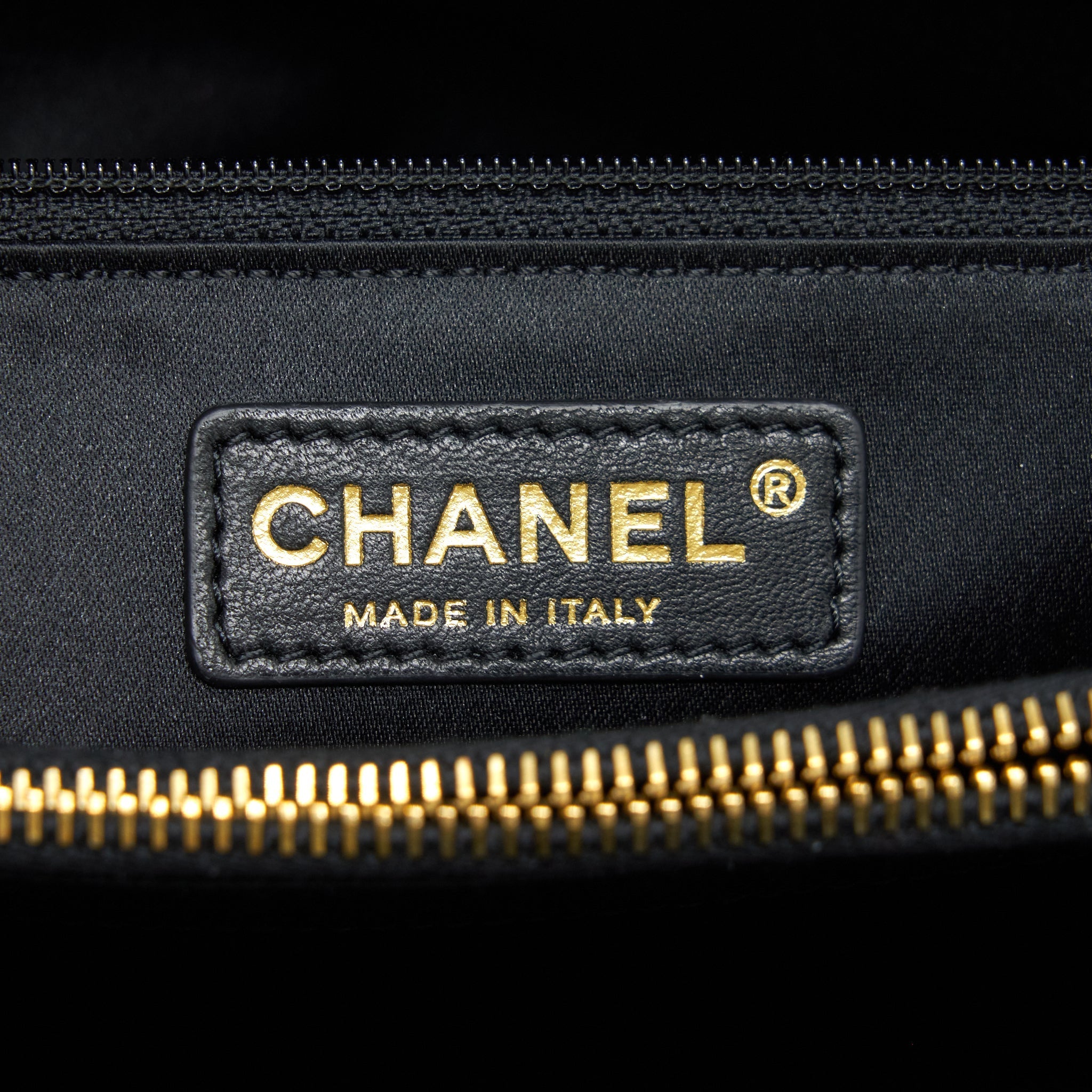 Chanel Grand Shopping Tote Bag Caviar Black
