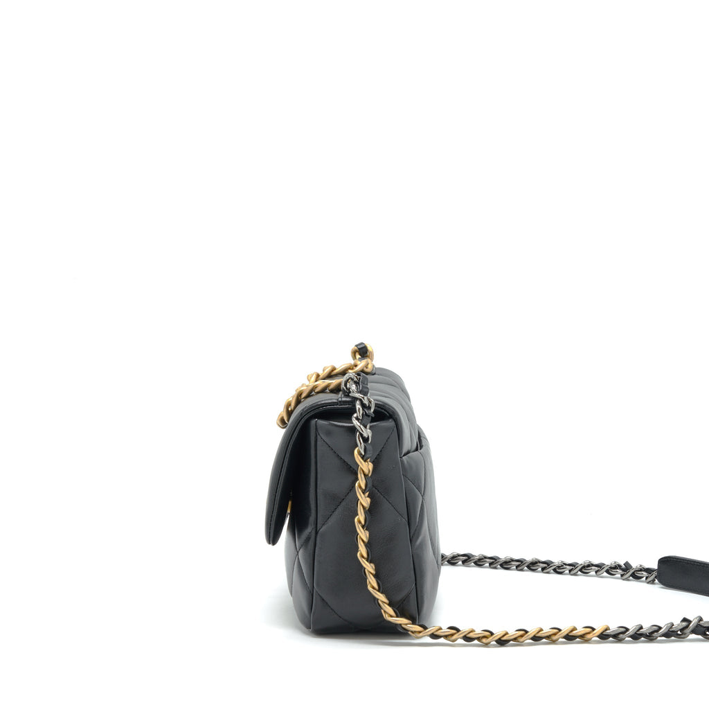 Chanel Small 19 Bag Lambskin Black