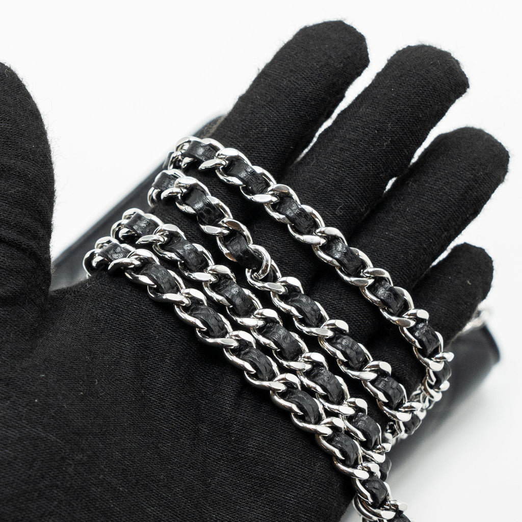 Chanel Classic Wallet On Chain Caviar Black  (microchip)