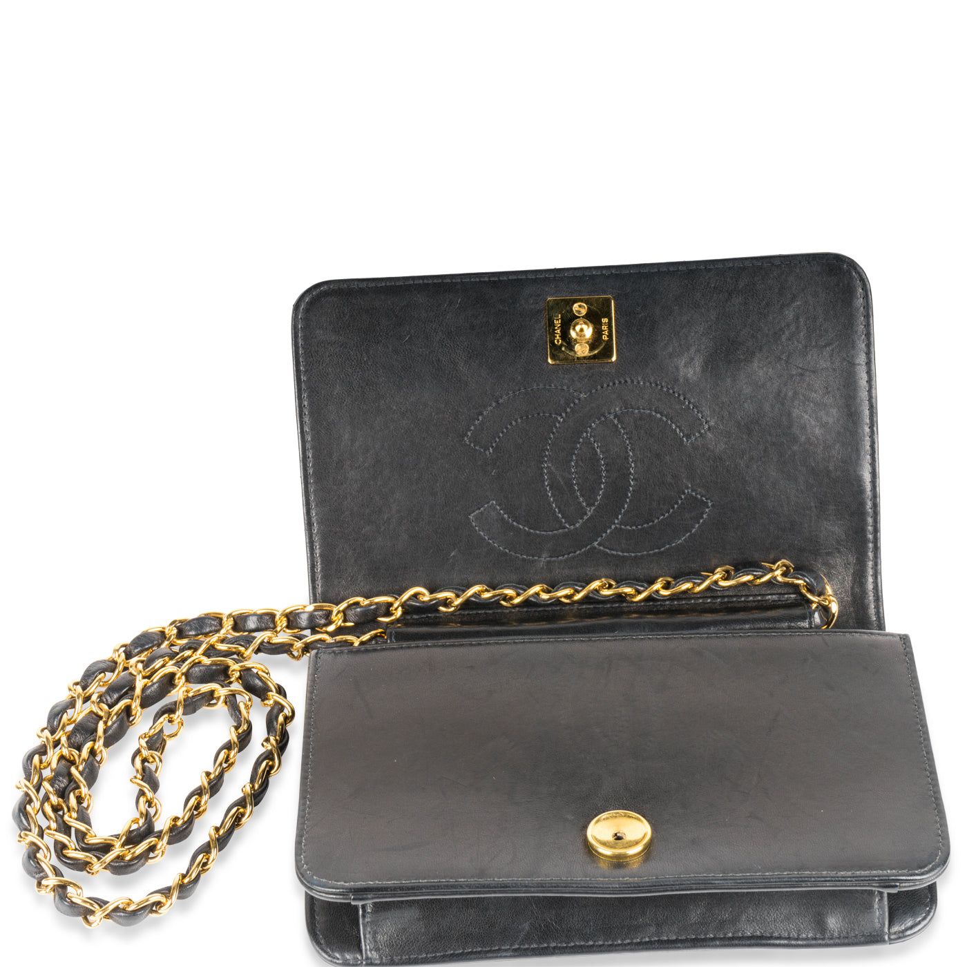 Chanel Vintage Wallet On Chain