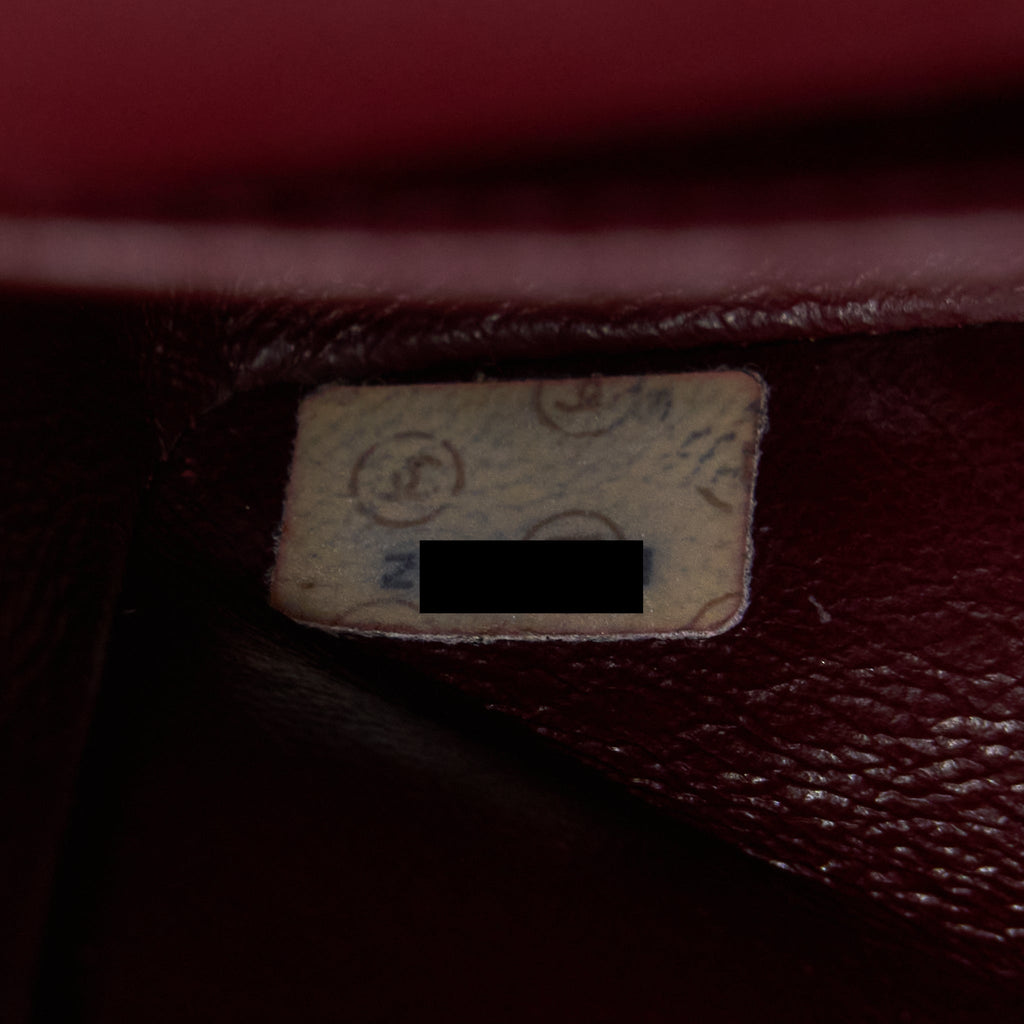 Chanel Vintage Medium Flap Bag Lambskin Black