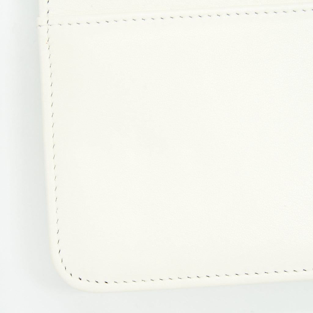 Chanel Boy Wallet On Chain Caviar White L