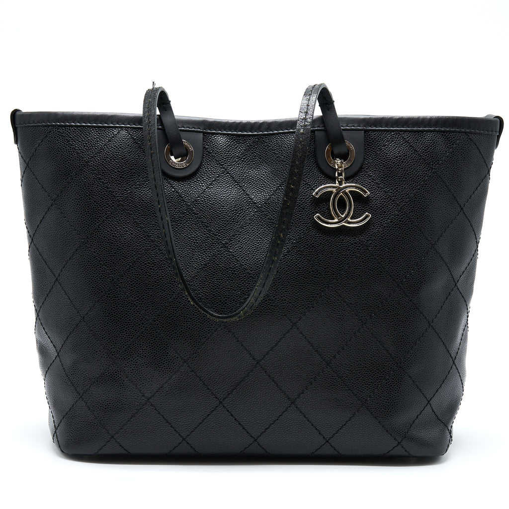 Chanel Tote Bag Caviar Black