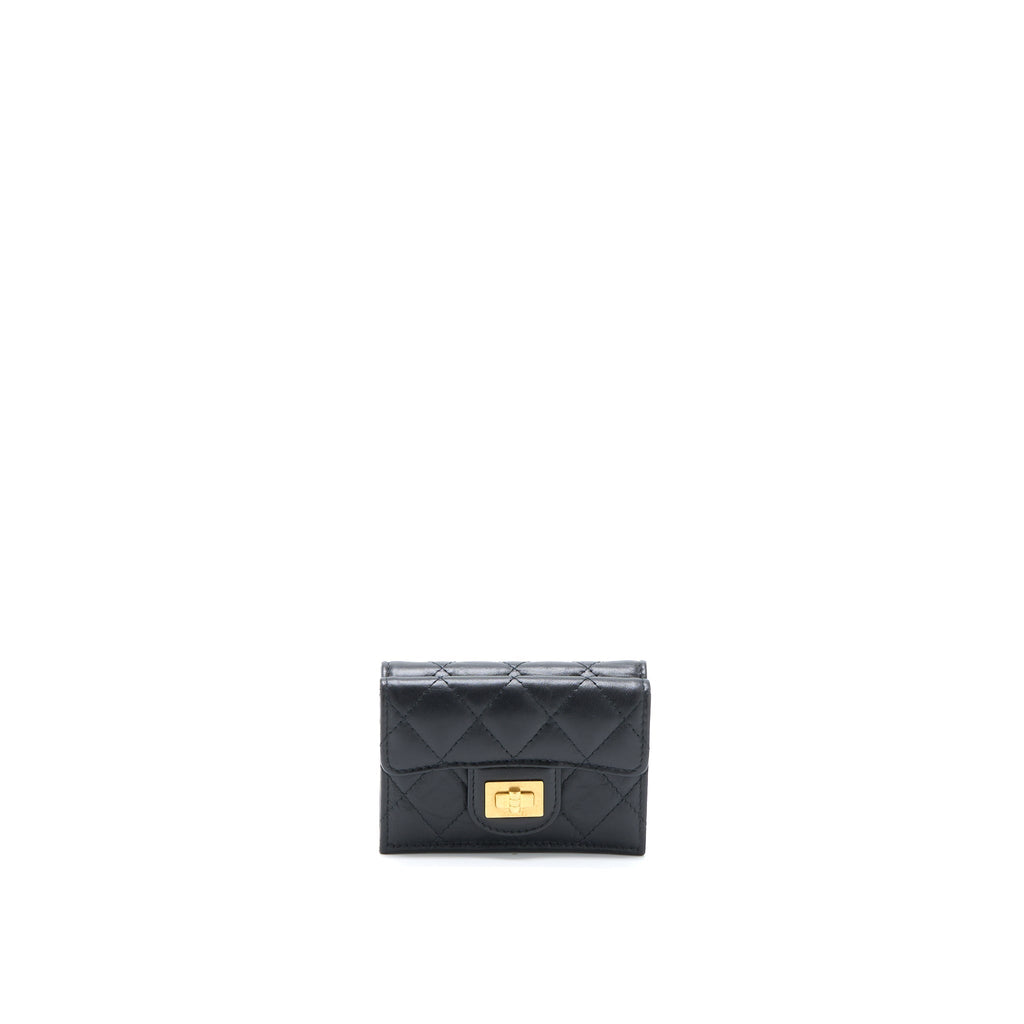 Chanel Reissue Compact Wallet Calfskin Black
