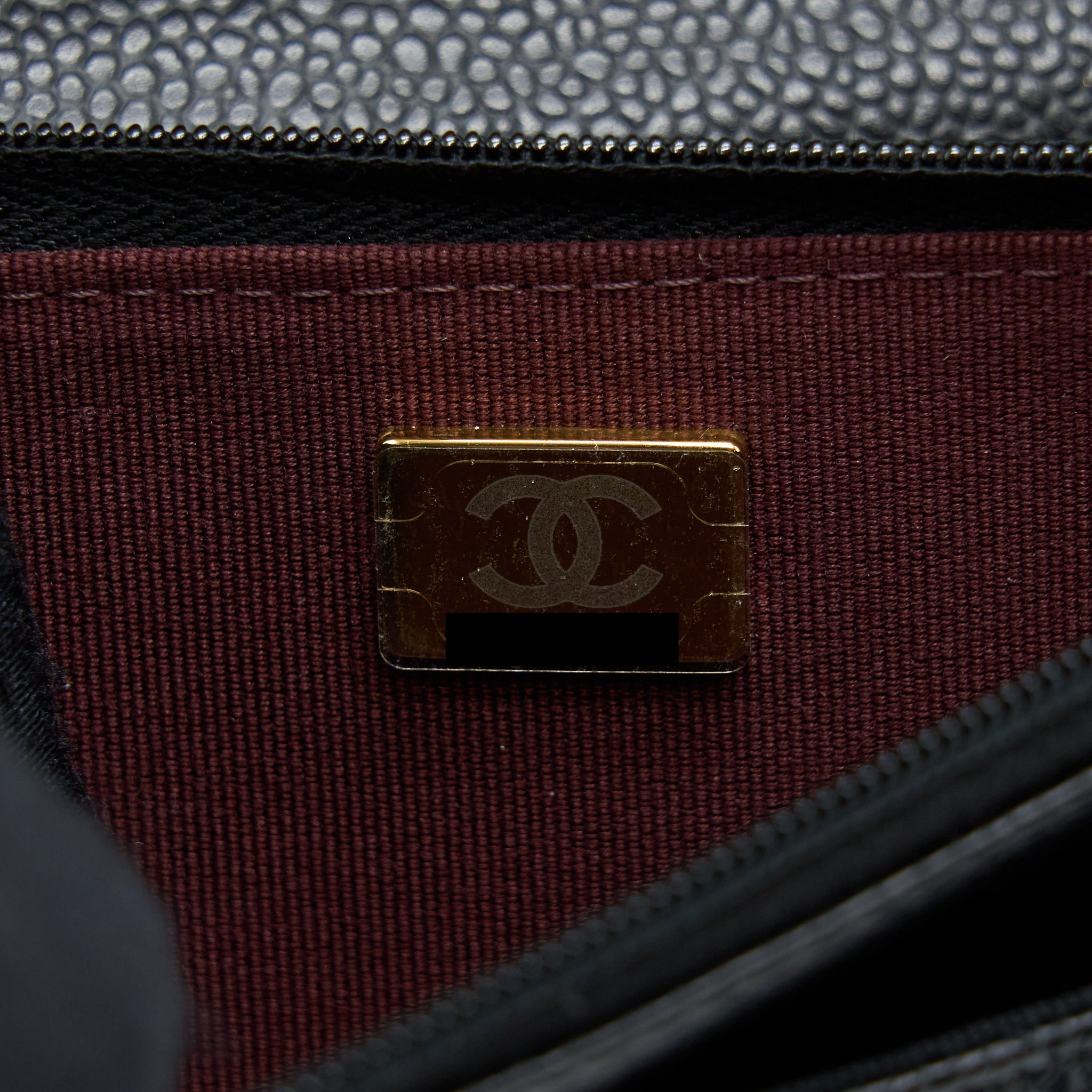 Chanel Classic Wallet On Chain Caviar Black
