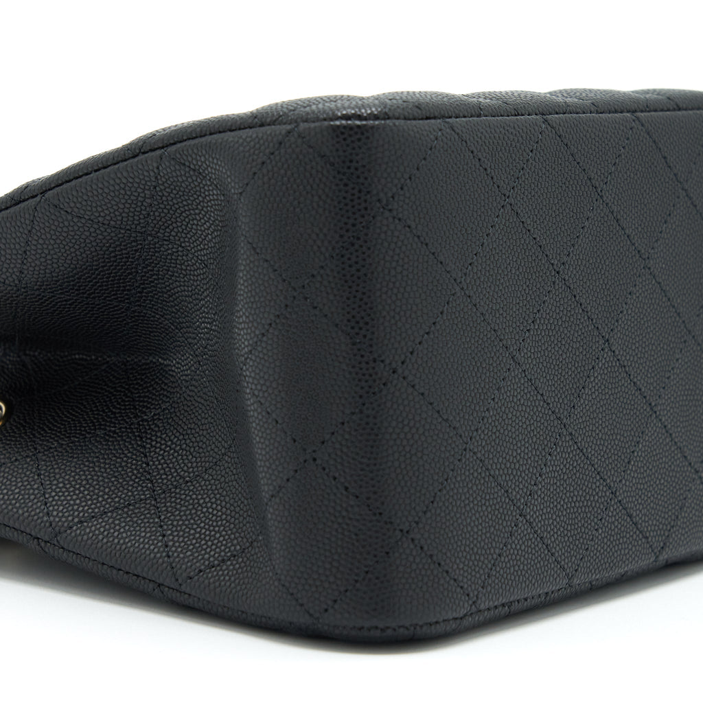Chanel 22S Bucket Bag Caviar Black L