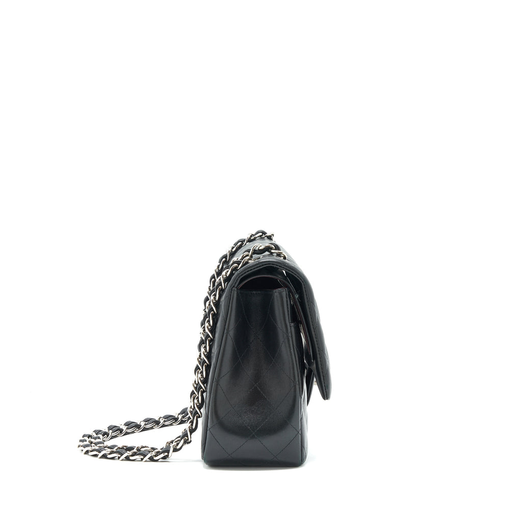 Chanel Classic jumbo Double flap Bag Lambskin Black