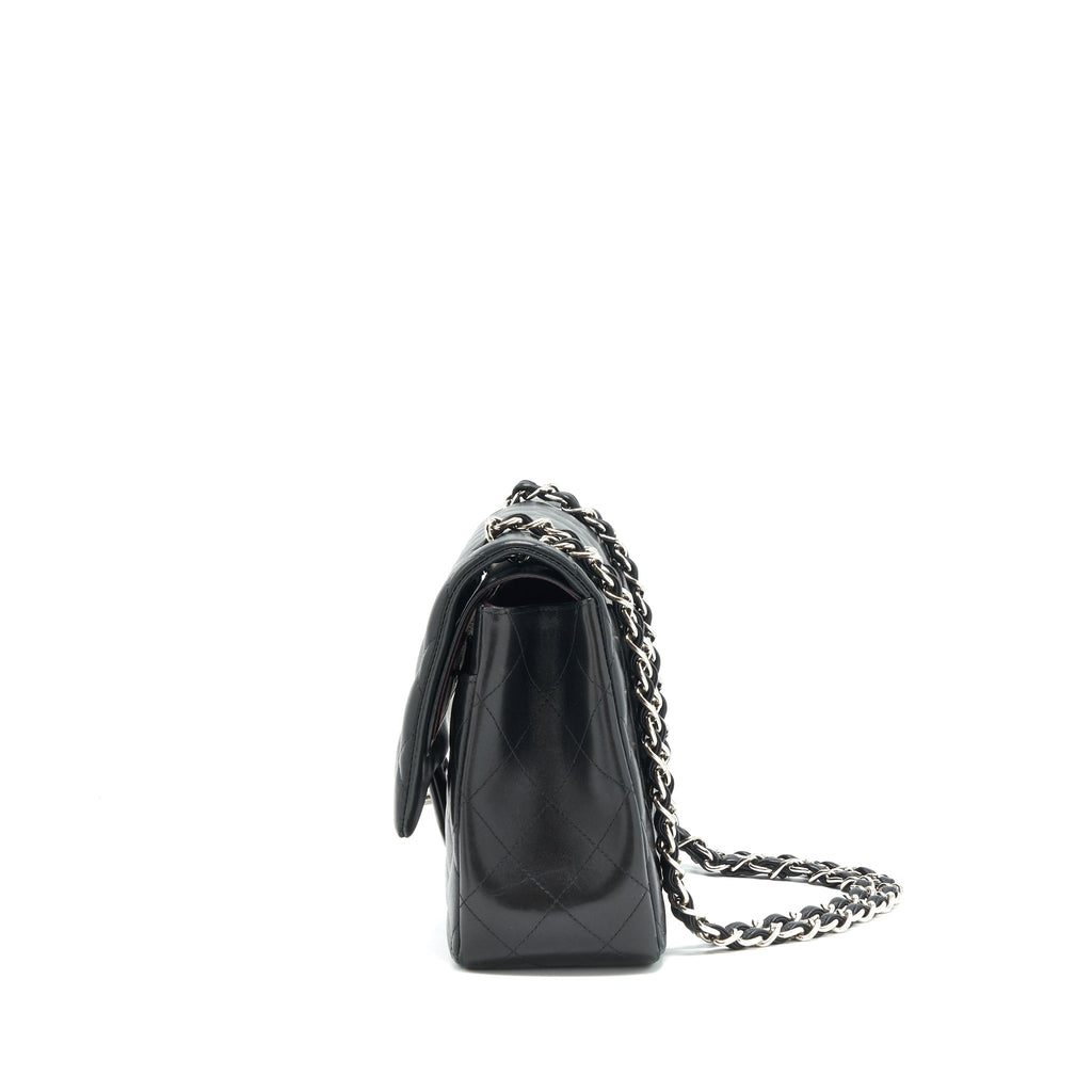 Chanel Classic jumbo Double flap Bag Lambskin Black