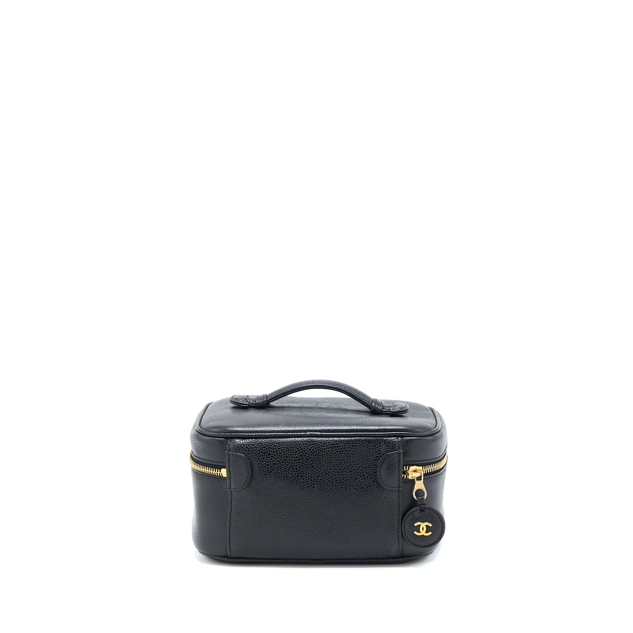 Chanel Vintage Vanity Case Caviar Black