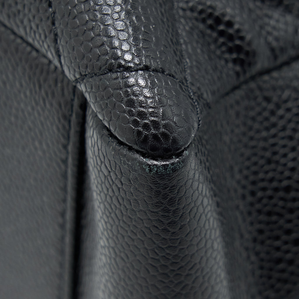 Chanel Grand Shopping Tote Bag Caviar Black