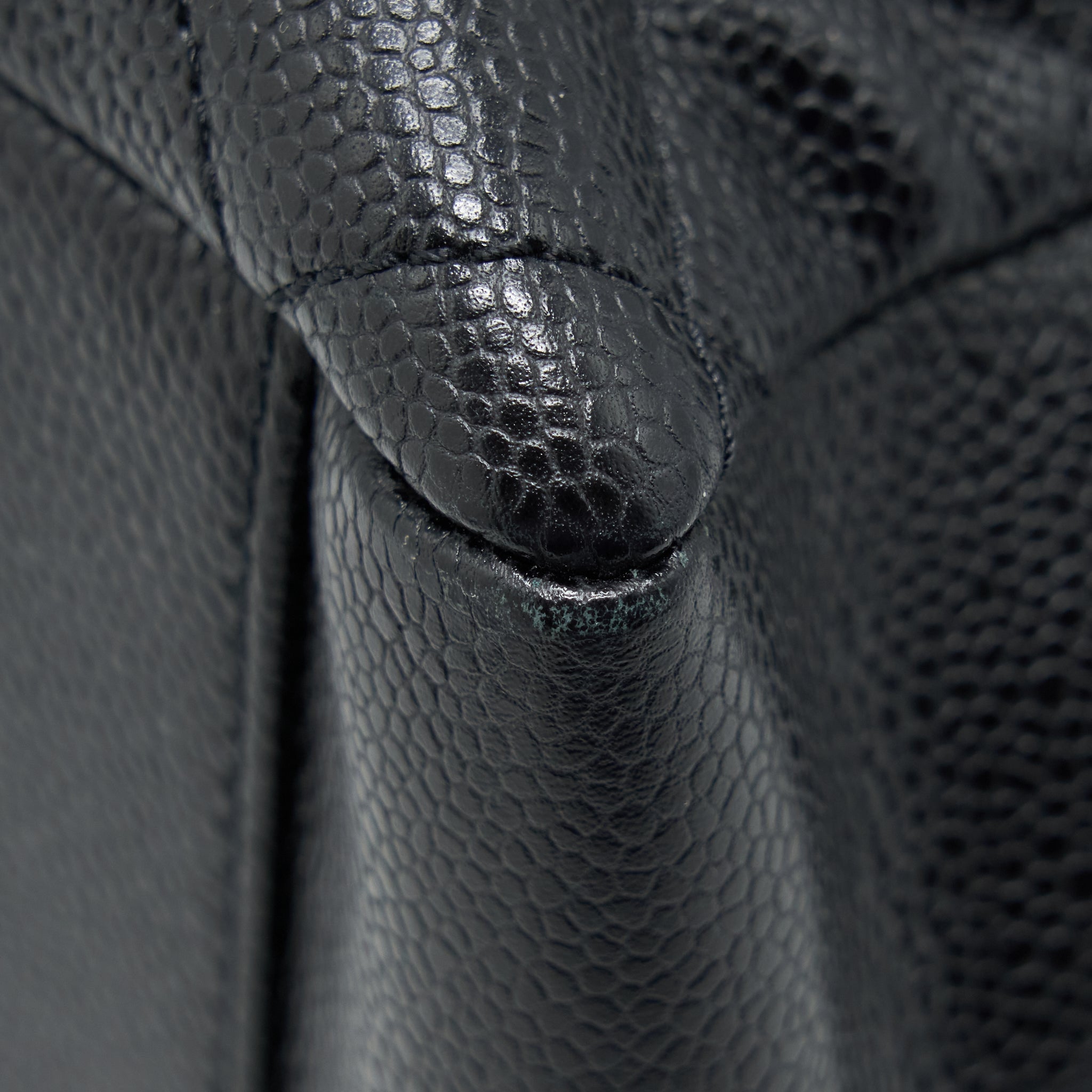 Chanel Grand Shopping Tote Bag Caviar Black