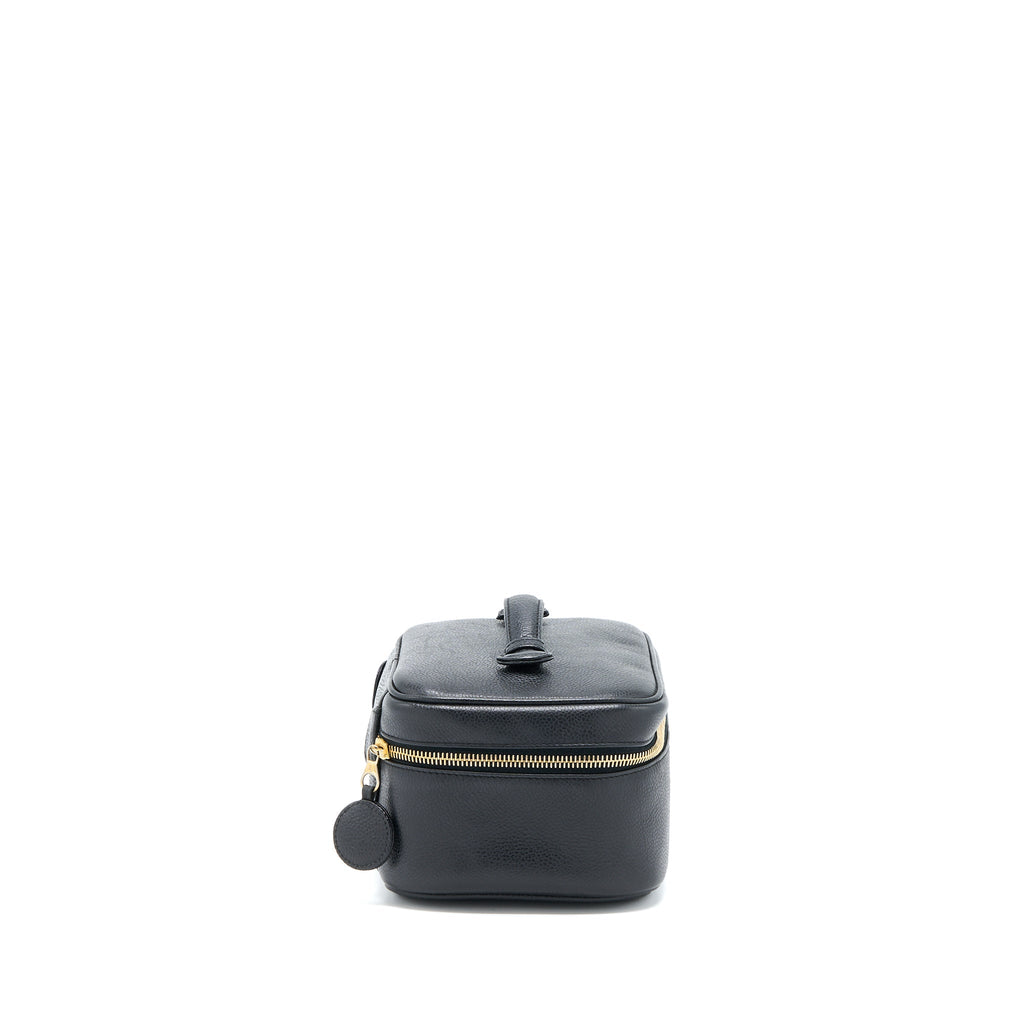 Chanel Vintage Vanity Case Caviar Black