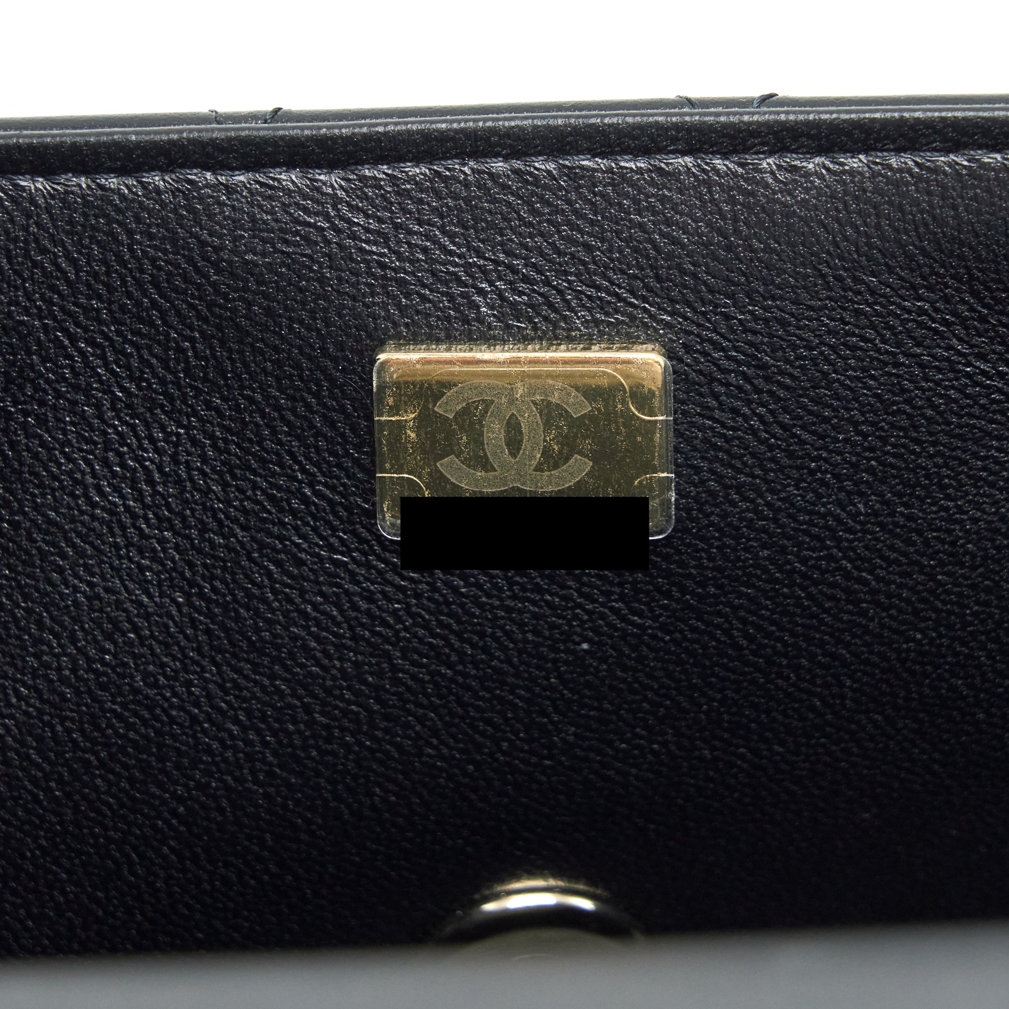 Chanel Mini Rectangular Flap Bag Lambskin Black L
