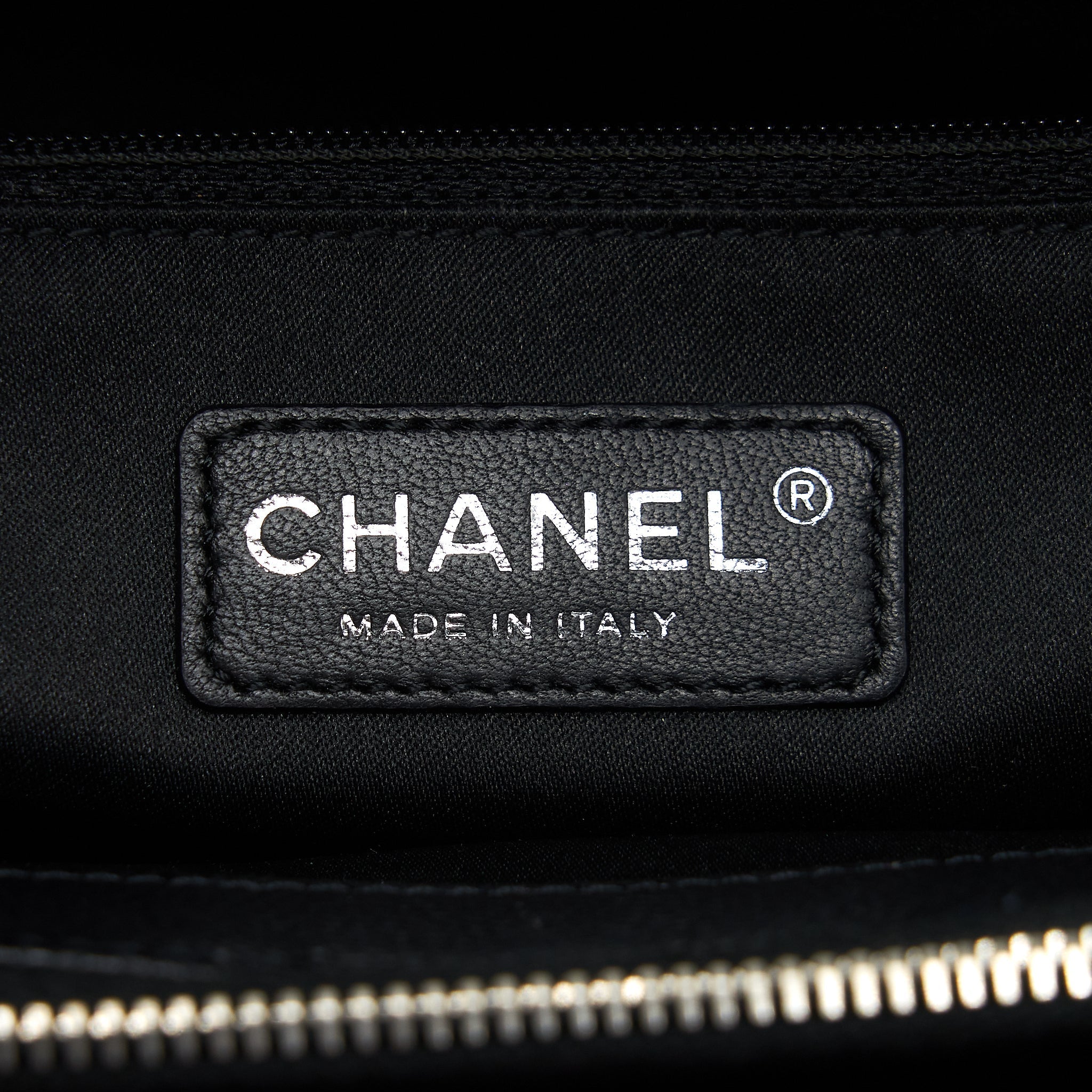 Chanel Grand Shopping Tote Bag Caviar Black