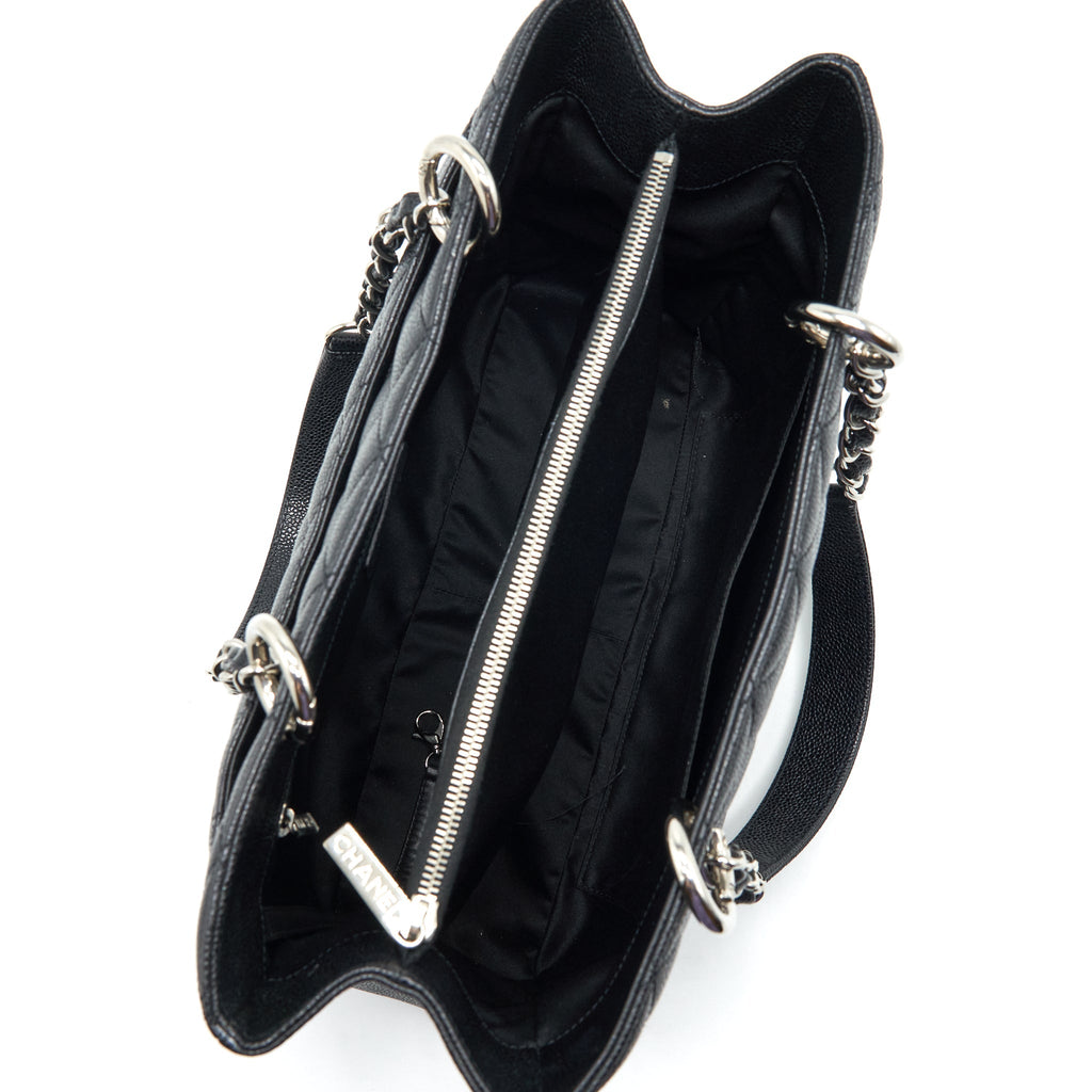 Chanel Grand Shopping Tote Bag Caviar Black