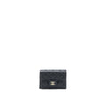 Chanel Small Compact Wallet Caviar Black L (Microchip)