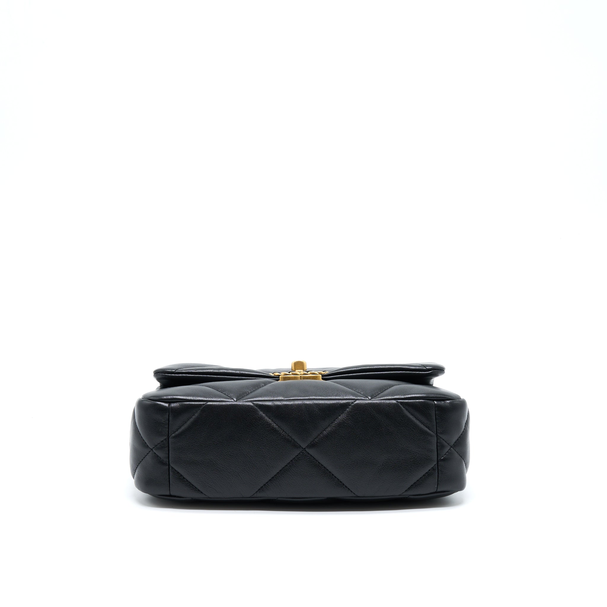 Chanel Small 19 Bag Lambskin Black With Multicolour Hardware