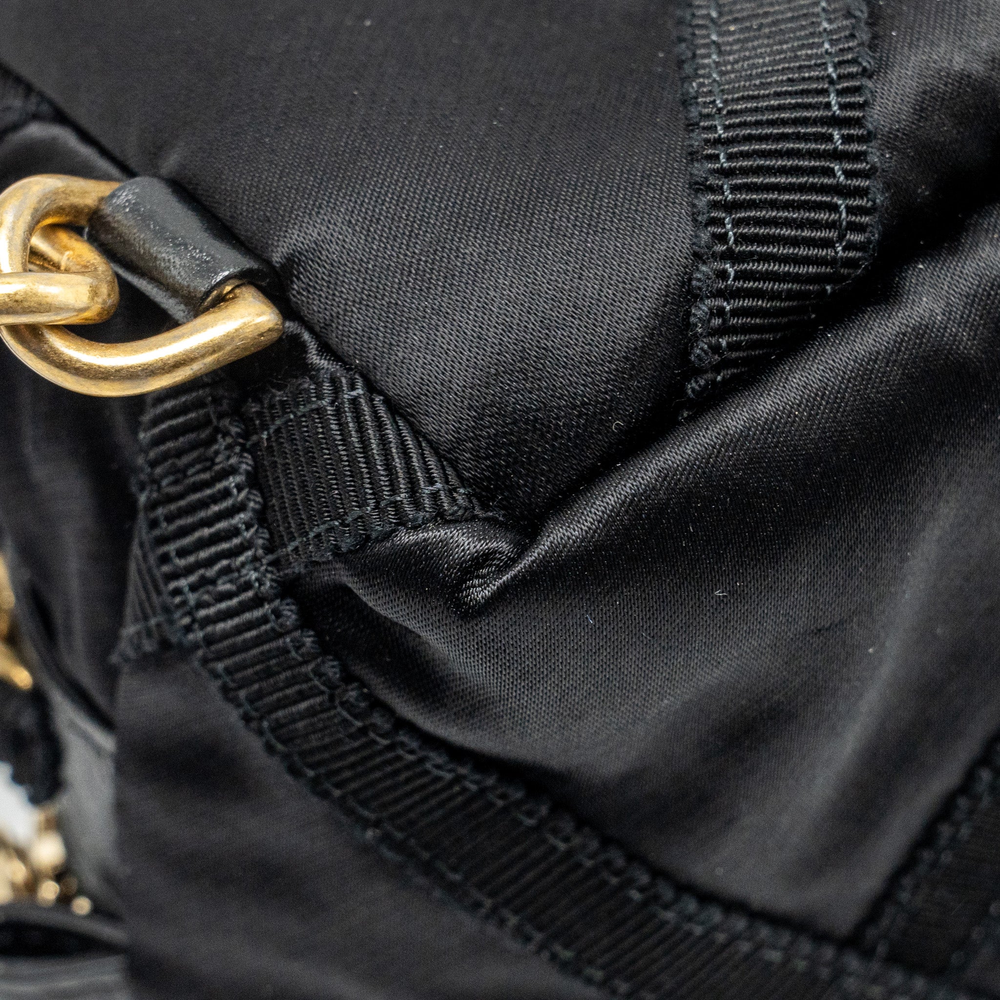 Chanel 22p Travel Pouch With Sleep Mask Nylon Black