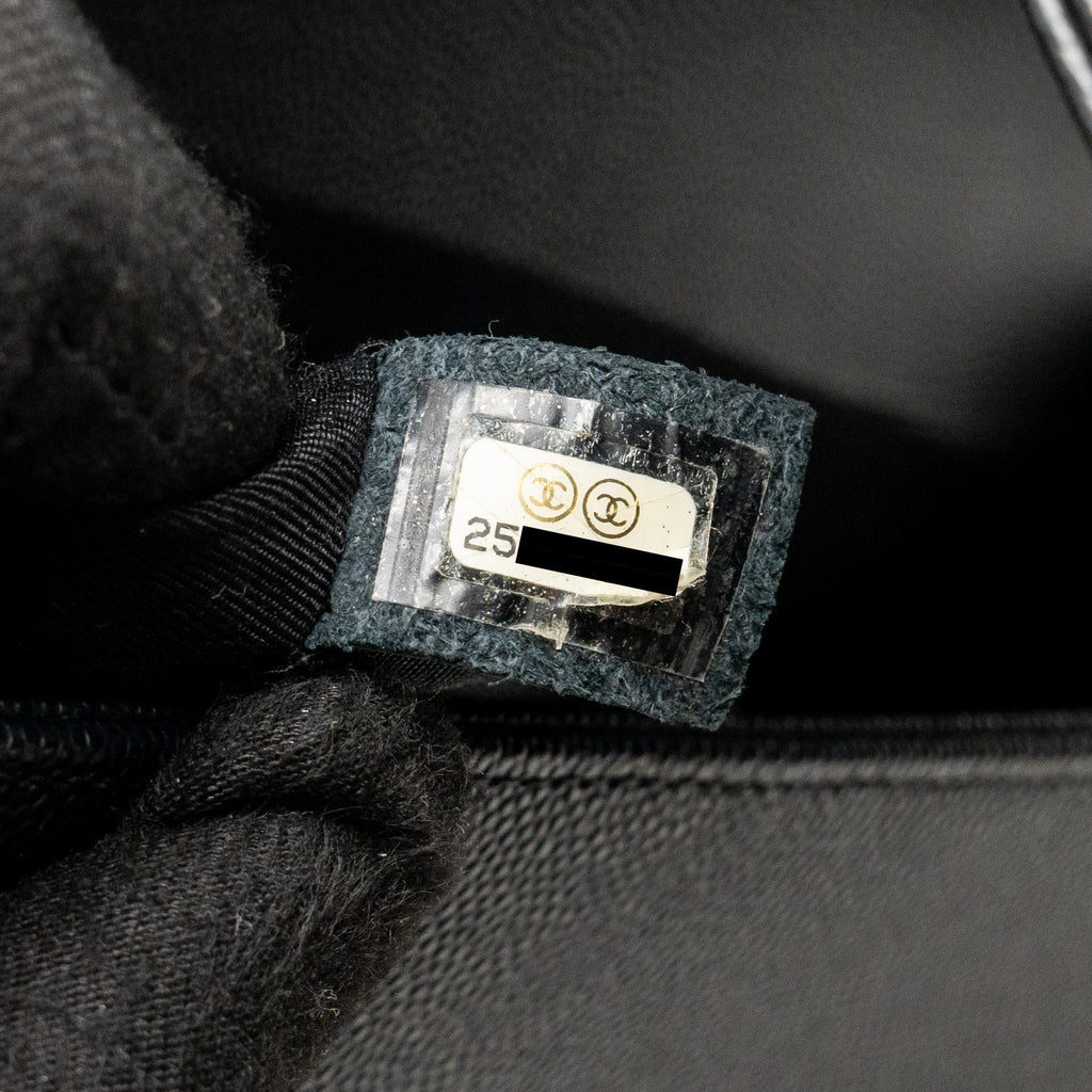 CHANEL Medium Boy Bag Caviar Black