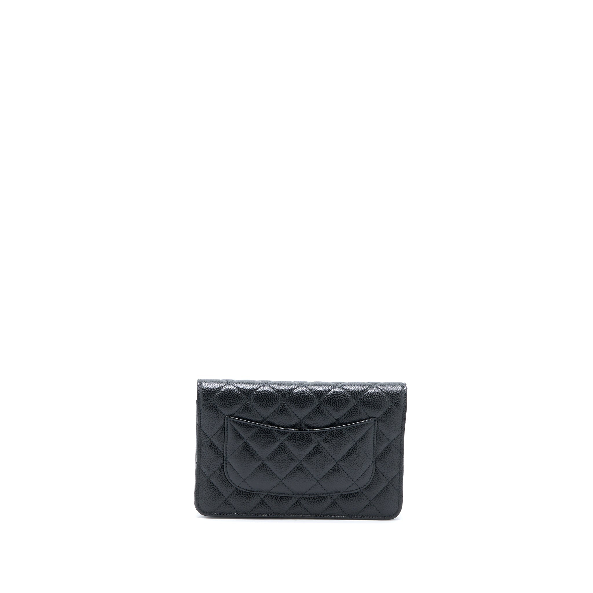 Chanel Classic Wallet on Chain Caviar Black  (Microchip)