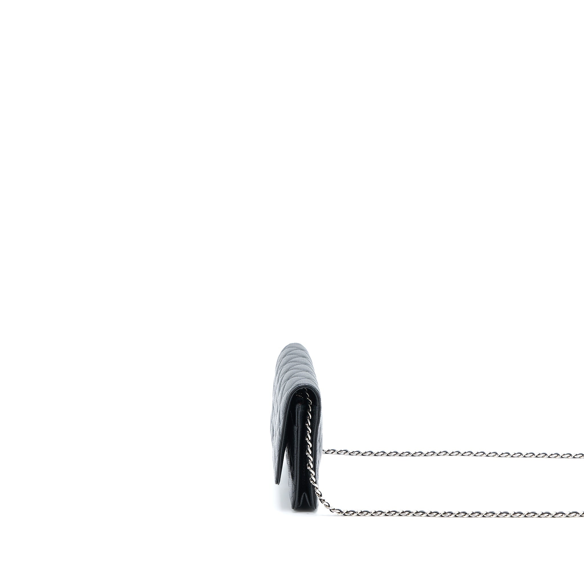 Chanel Classic Wallet on Chain Caviar Black  (Microchip)