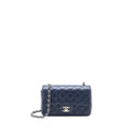 Chanel Classic Mini Rectangular Flap Bag Caviar Navy