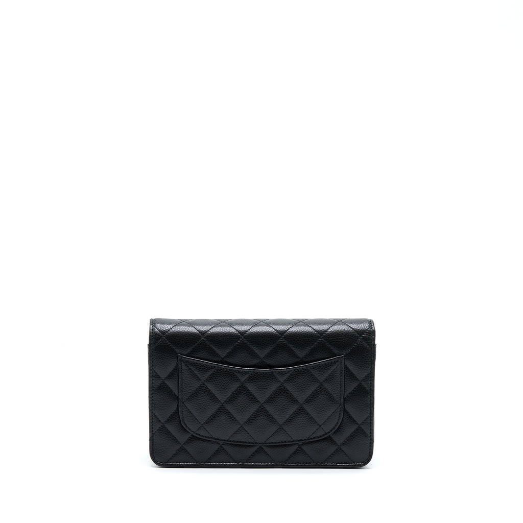 Chanel Classic Wallet On Chain Caviar Black